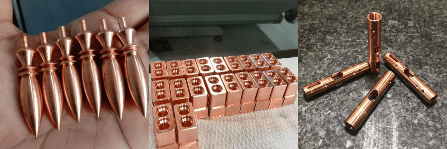 Copper Turned Components Manufacturer